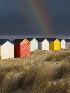 Beach Huts - Southwold Suffolk - England