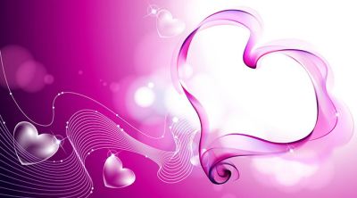 pink love hearts
